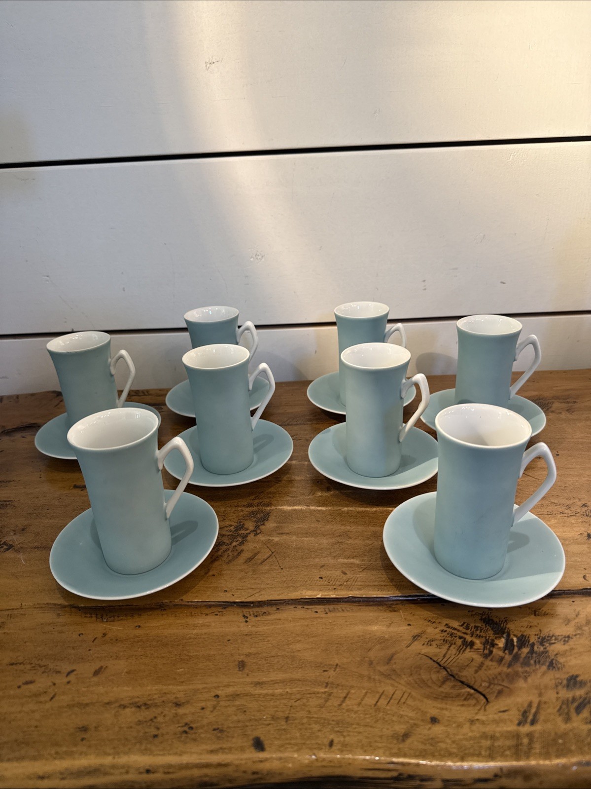 Vintage MCM Kenji Fujita Style Tall Demitasse/Expresso Cups - Set of 8