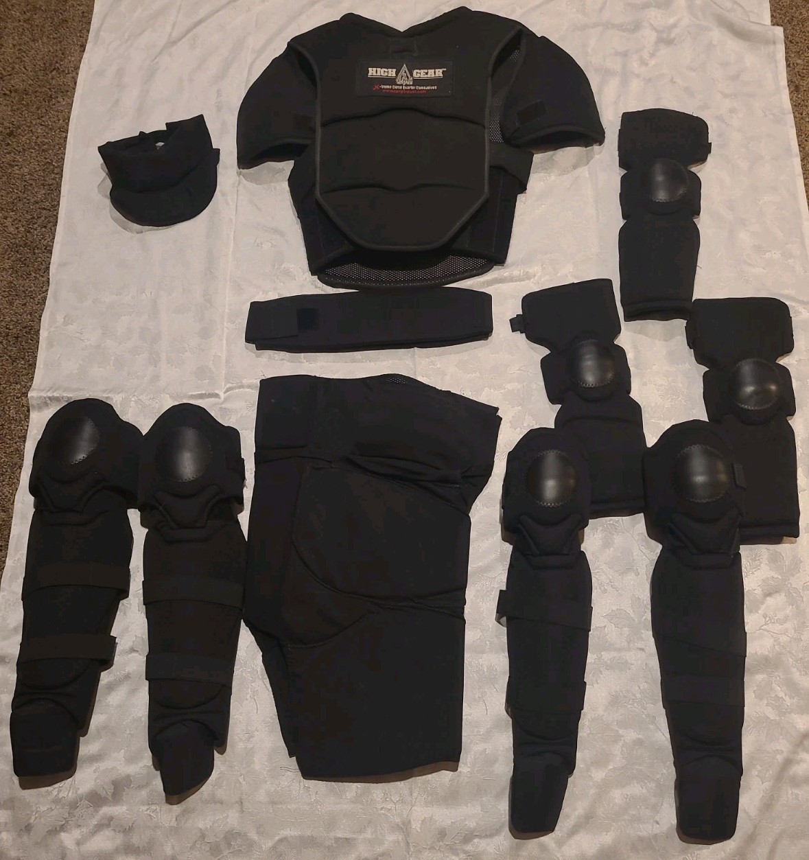 Tony Blauer High Gear X-Treme Close Quarter Combatives 11 Piece Suit MMA Size M Tony Blauer High Gear X-Treme Close Quarter Combatives 11 Piece Suit MMA Size M