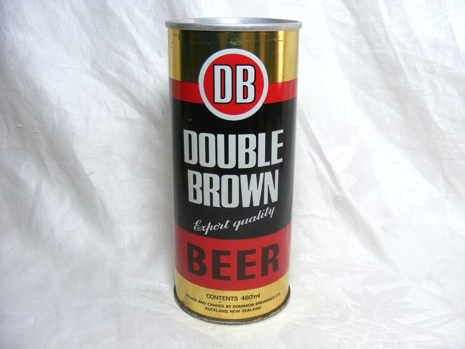 Vintage Steel Beer Can DB Double Brown Beer 16oz Open Top New Zealand Vintage Steel Beer Can DB Double Brown Beer 16oz Open Top New Zealand