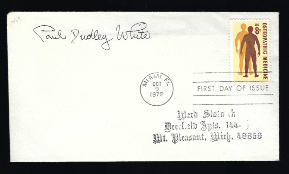 Paul Dudley White signed cover the leading leading cardiologists of his day Paul Dudley White signed cover the leading leading cardiologists of his day