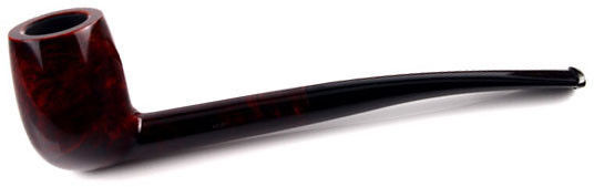 Savinelli Bing\'s Favorite Walnut Smoking Pipe Black Lucite Mouthpiece - 5250K