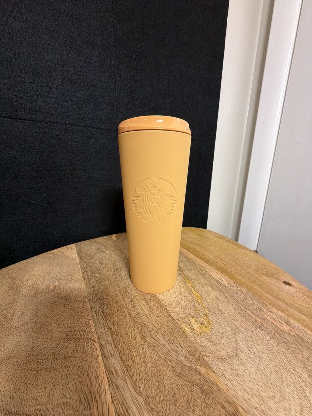 Starbucks 16oz Soft-Touch Matte Peach Stainless Steel Travel Tumbler