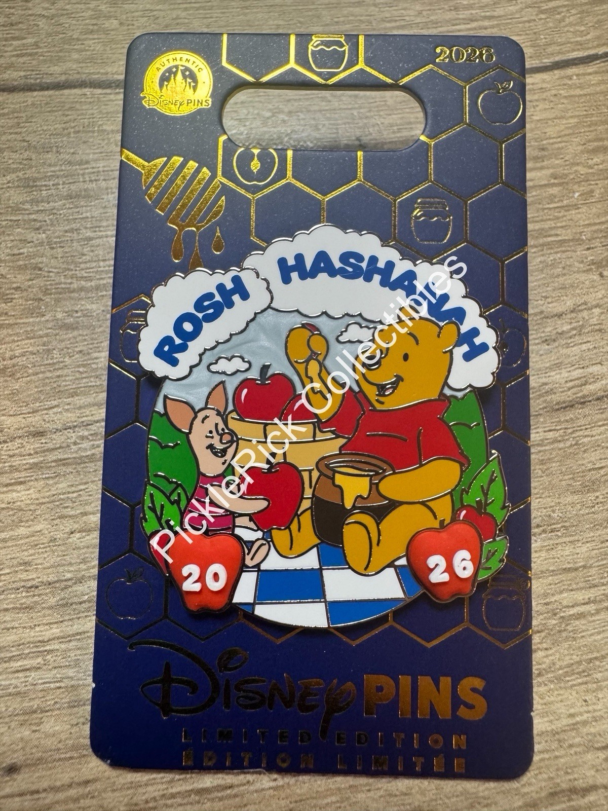 Disney Parks Pin 2026 Rosh Hashanah Winnie & Piglet LE 2500