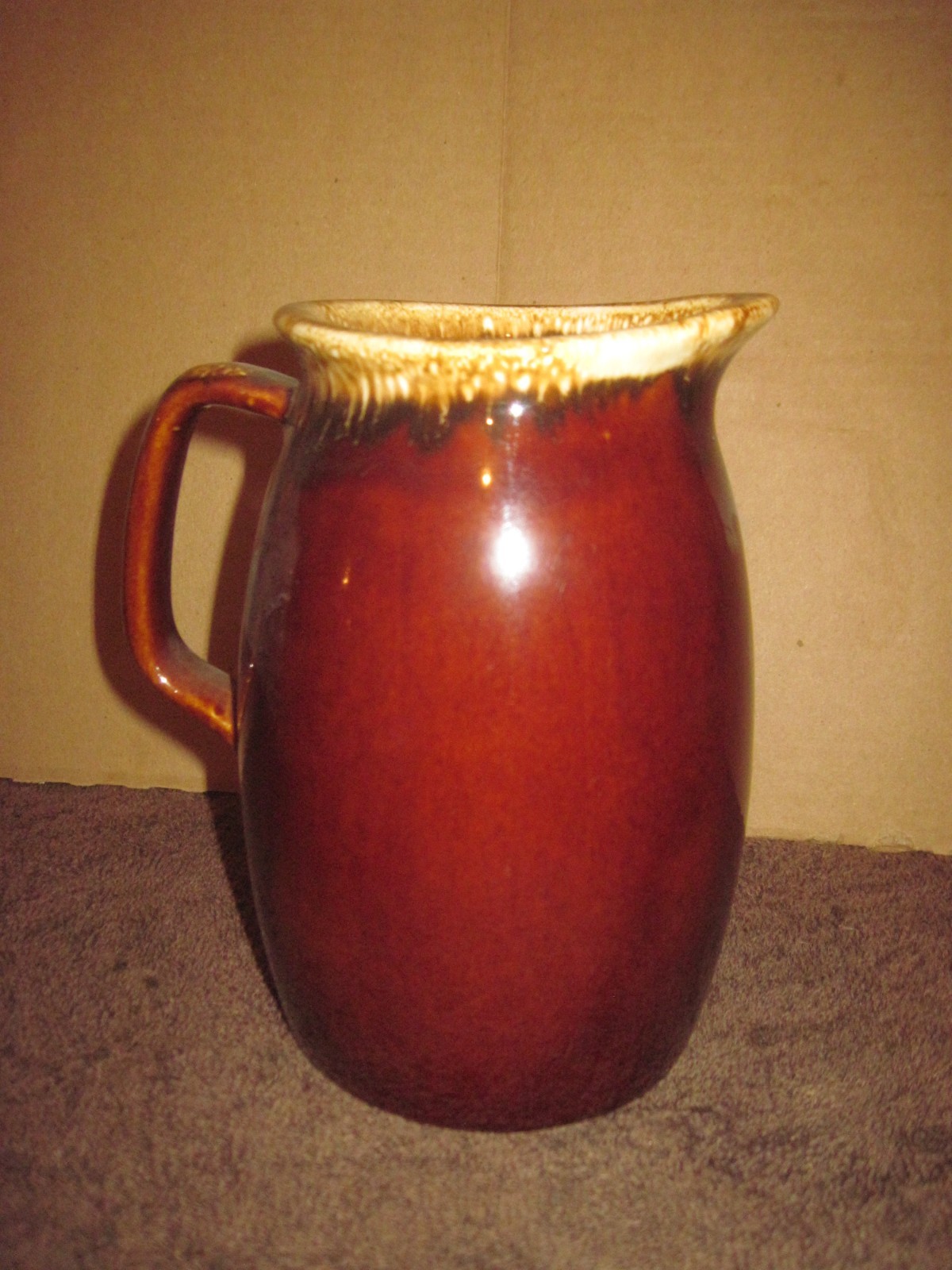 Vintage Hull Pottery Brown 7\ Vintage Hull Pottery Brown 7\