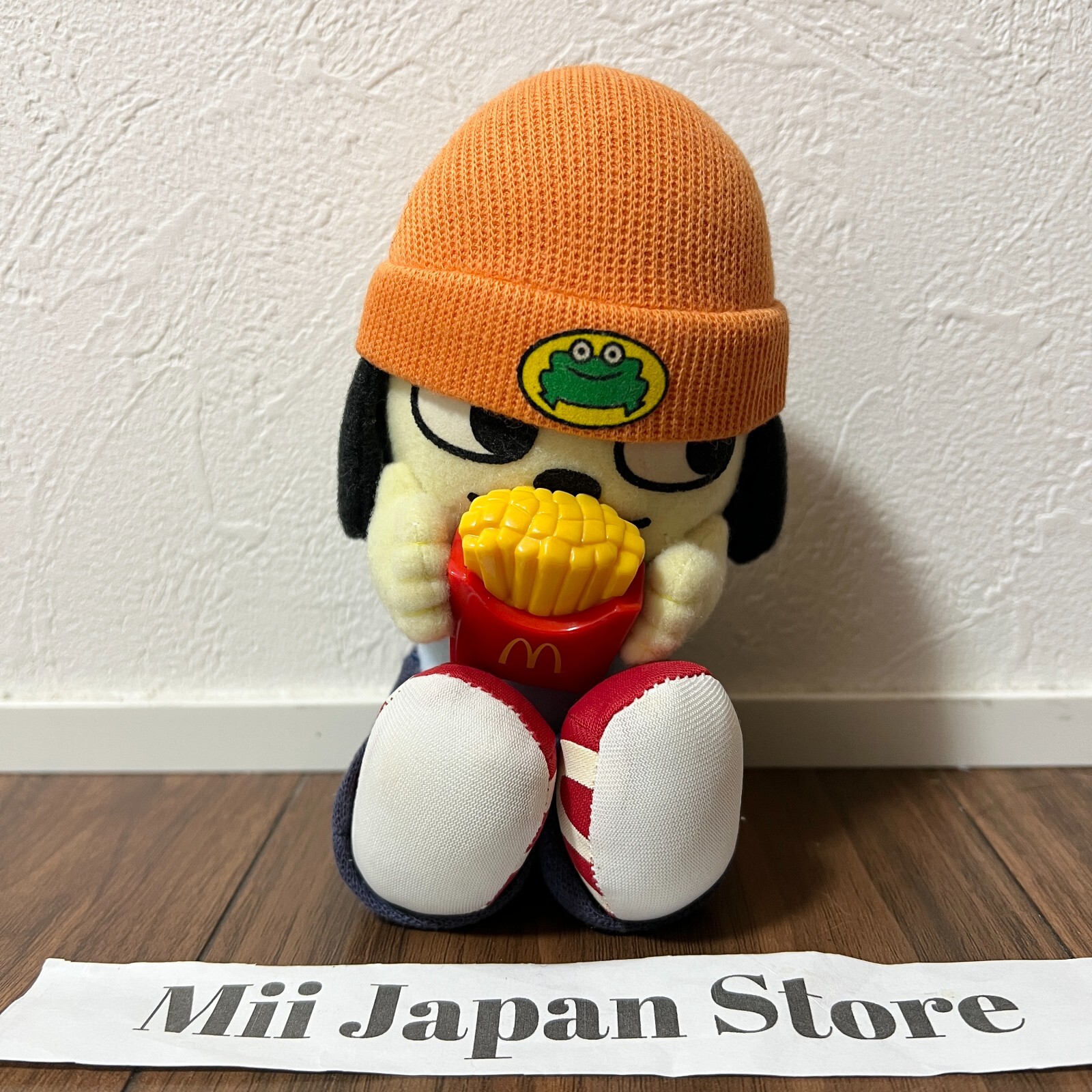 PaRappa the Rapper Mcdonald's Promotion Plush toy Doll Vibration Poteto Used