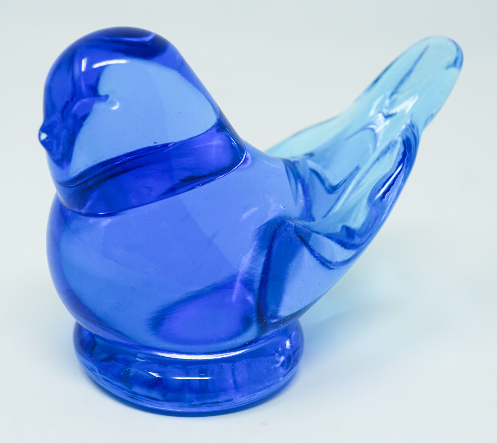 Bluebird Glass Figurine 2002 Bird 2 3/8\