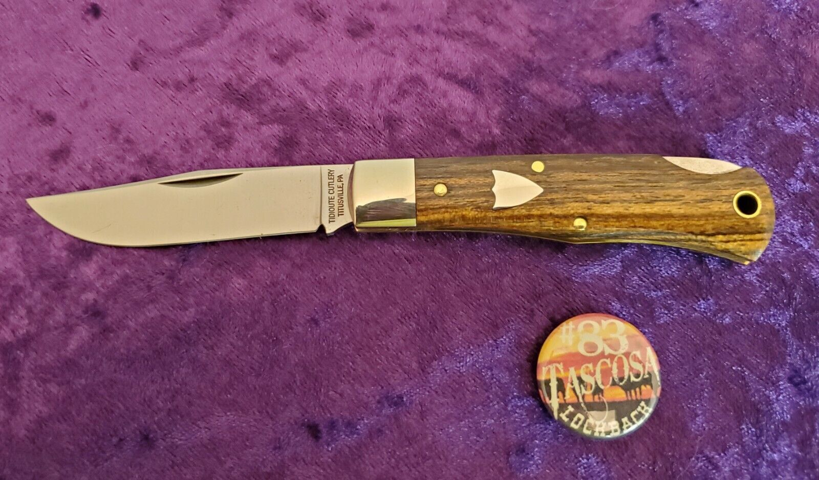 Great Eastern Cutlery Tidioute #83 Tascosa Lockback 831121LB Mexican Bocote Wood