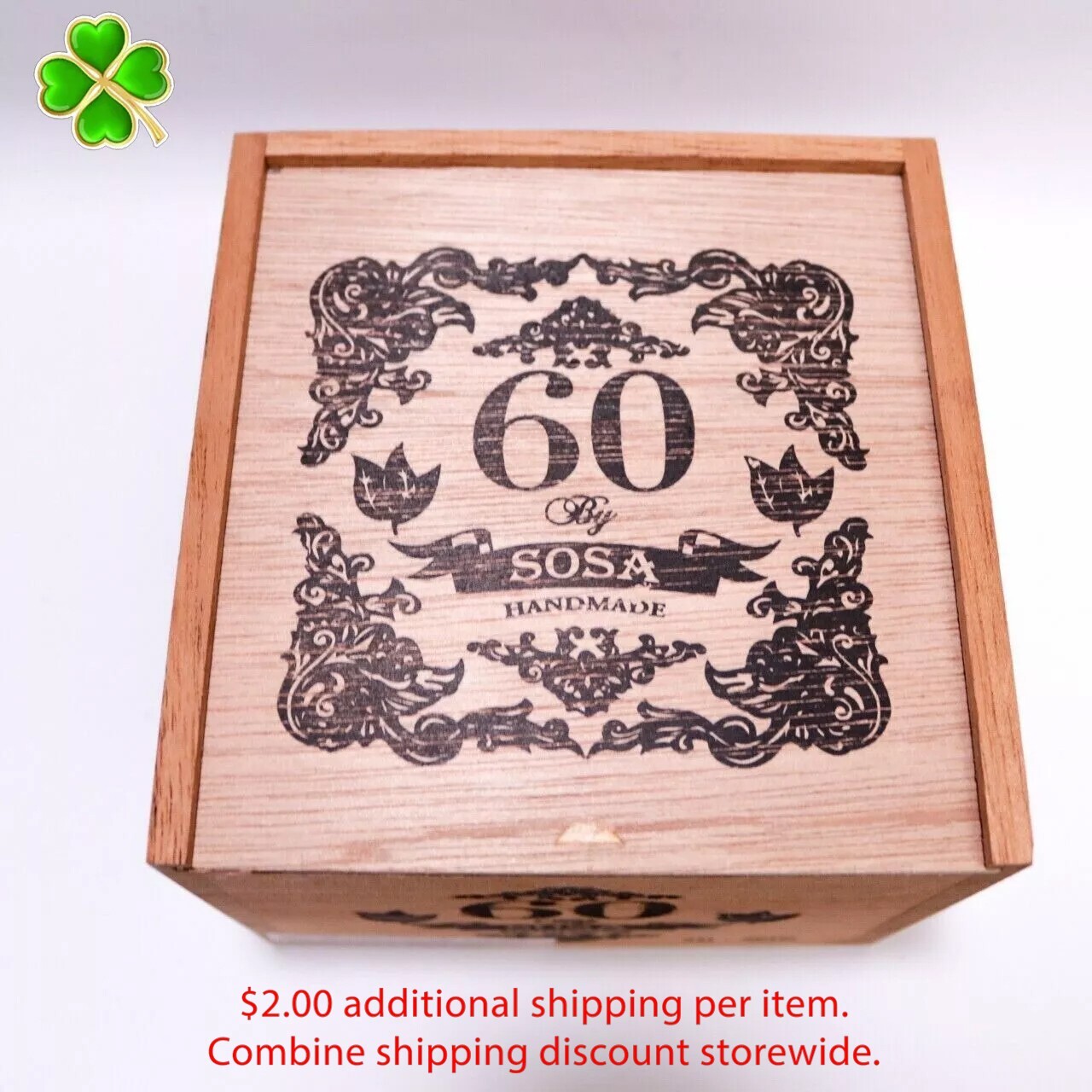 60 Sosa Handmade 560s Empty Wood Cigar Box 5.75\