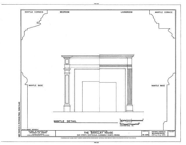 HABS VA,2-SCOTS,7- sheet 9 9 - Barclay House, Main Street, Scottsville,