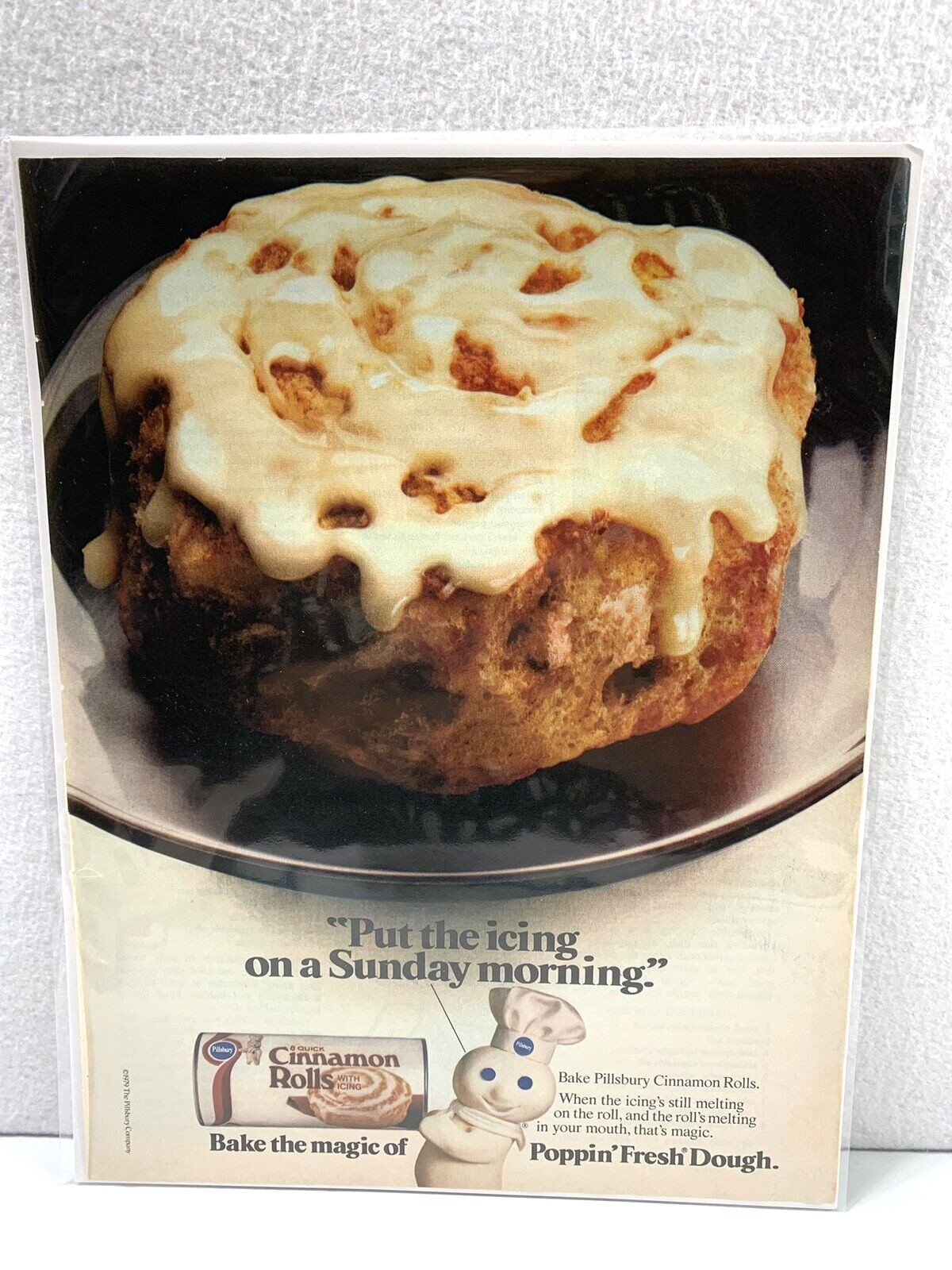 Vtg 1979 Print Ad Pillsbury Dough Boy Genuine Magazine Advertisement Ephemera Vtg 1979 Print Ad Pillsbury Dough Boy Genuine Magazine Advertisement Ephemera