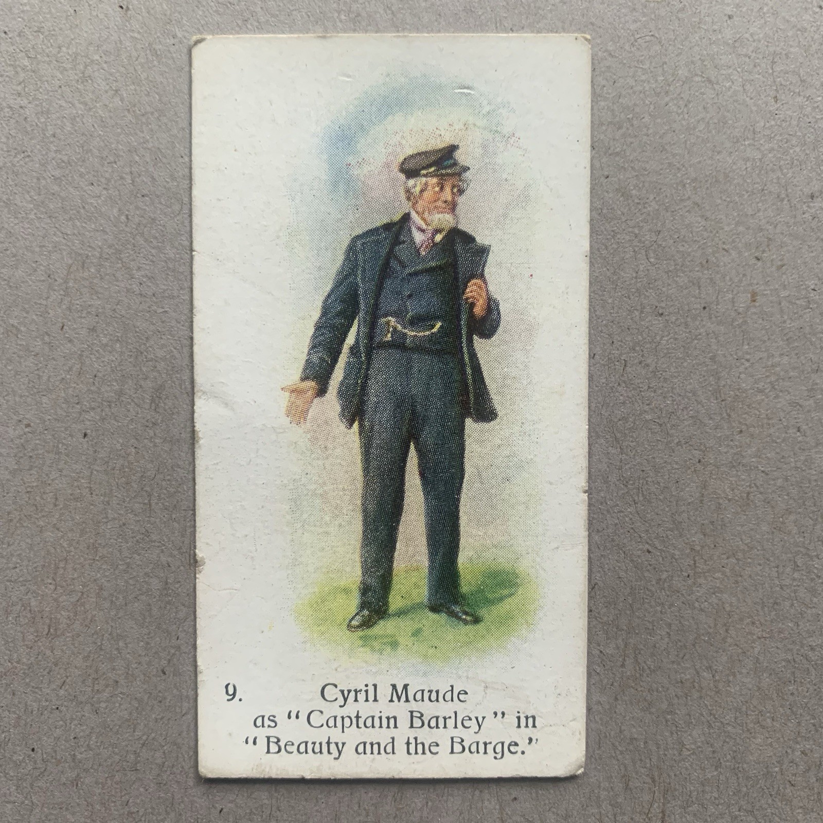 Cyril Maude Captain Barley Past and Present #9 1916 John Players Cigarette Card