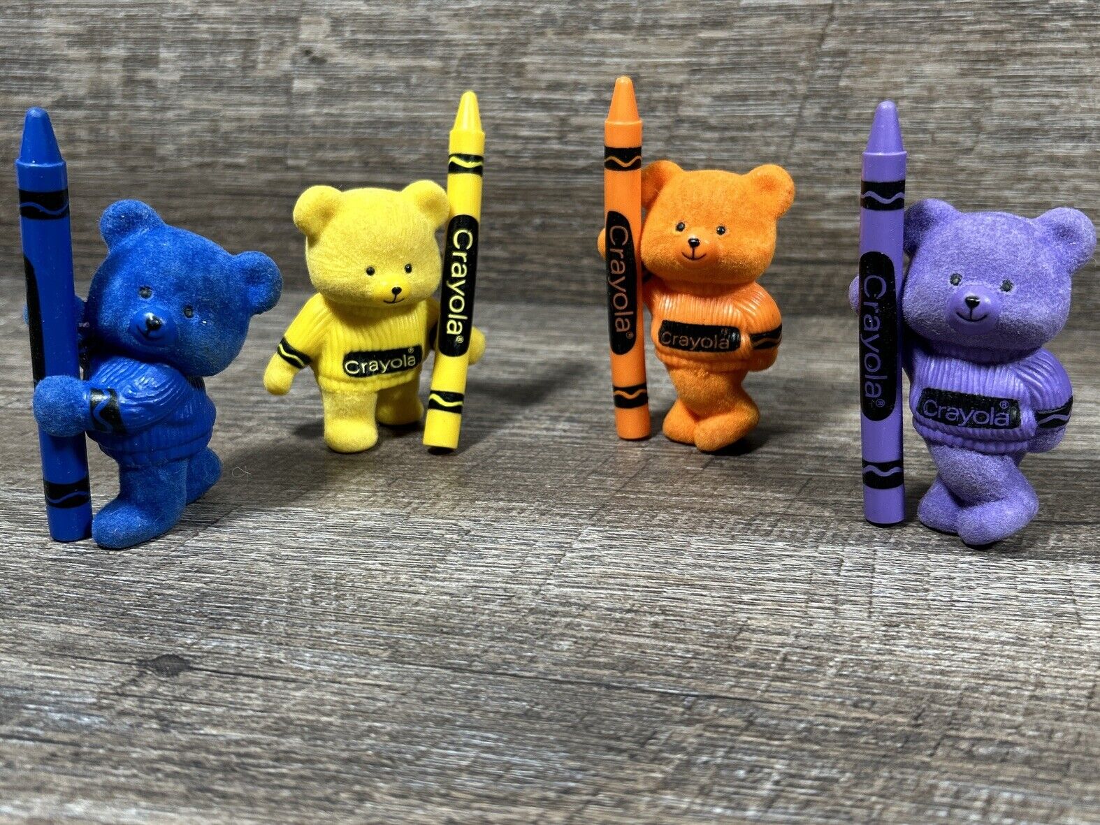Hallmark Heartline Merry miniature Crayola 6  figurines