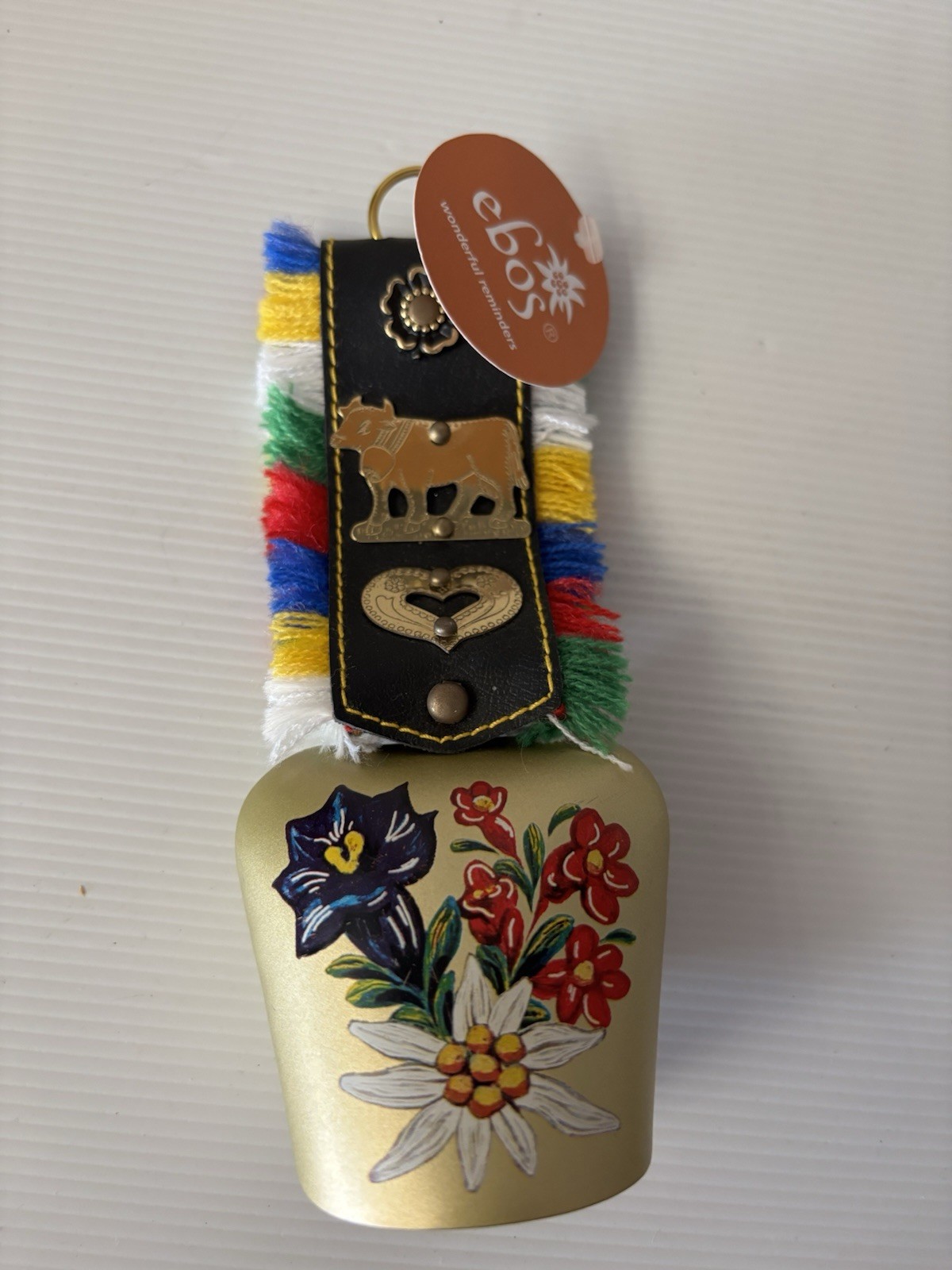 Vintage Swiss Switzerland Cow Bell Travel Souvenir Ornament Alpine cowbell Vintage Swiss Switzerland Cow Bell Travel Souvenir Ornament Alpine cowbell