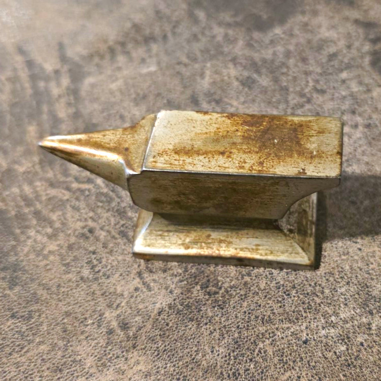 Miniature Mini Metal Anvil Bench Block Tool, Blacksmithing Collectible ~2 in