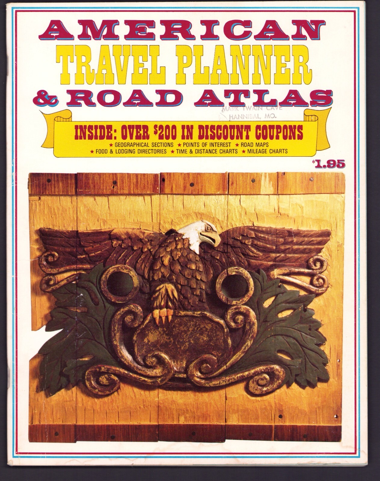 Vintage Road Atlas Travel Planner Hannibal Map 1972   EF3