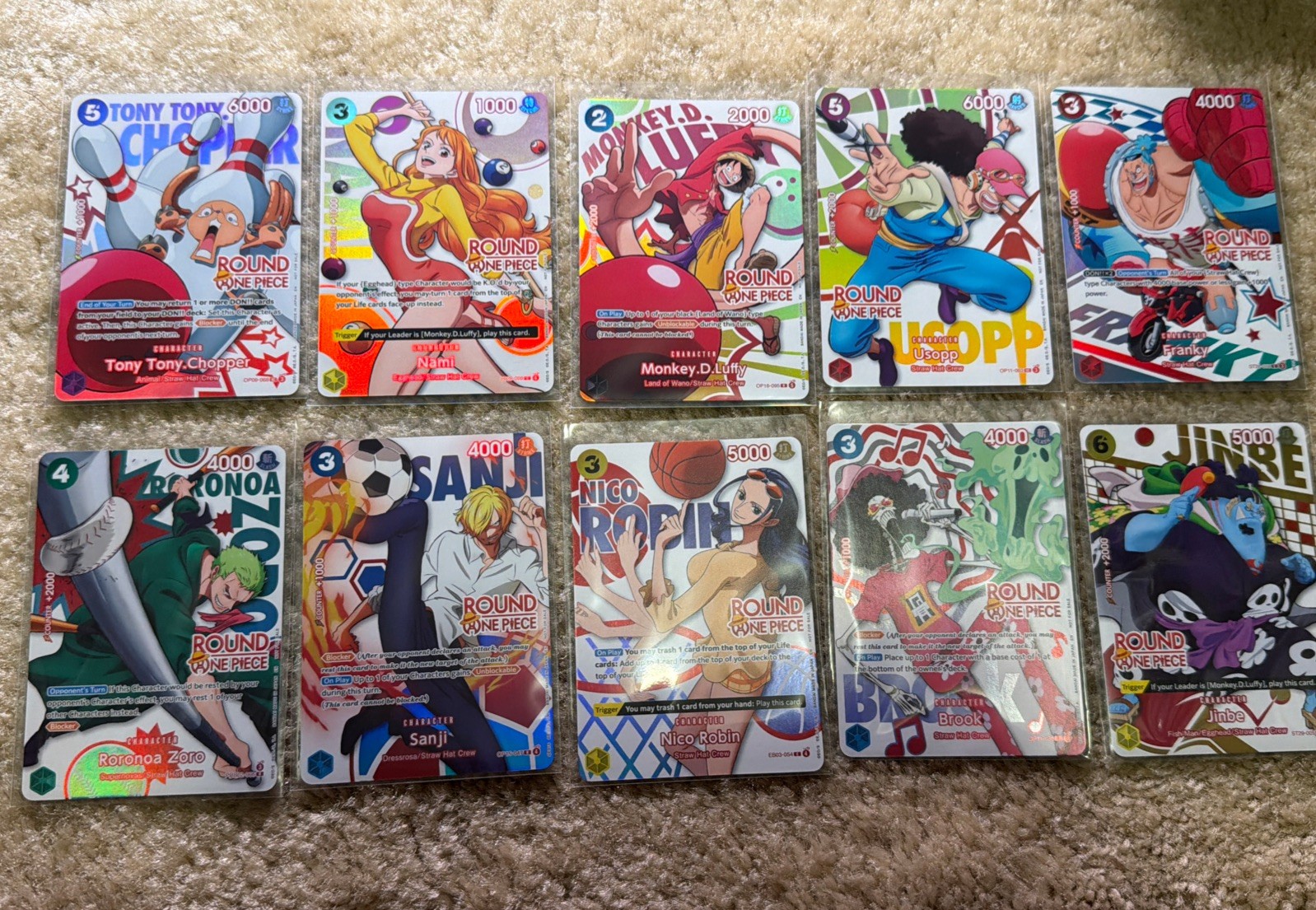 Round 1 Full One Piece Promo Complete Full Set Promo Fresh Pull Ready To Ship