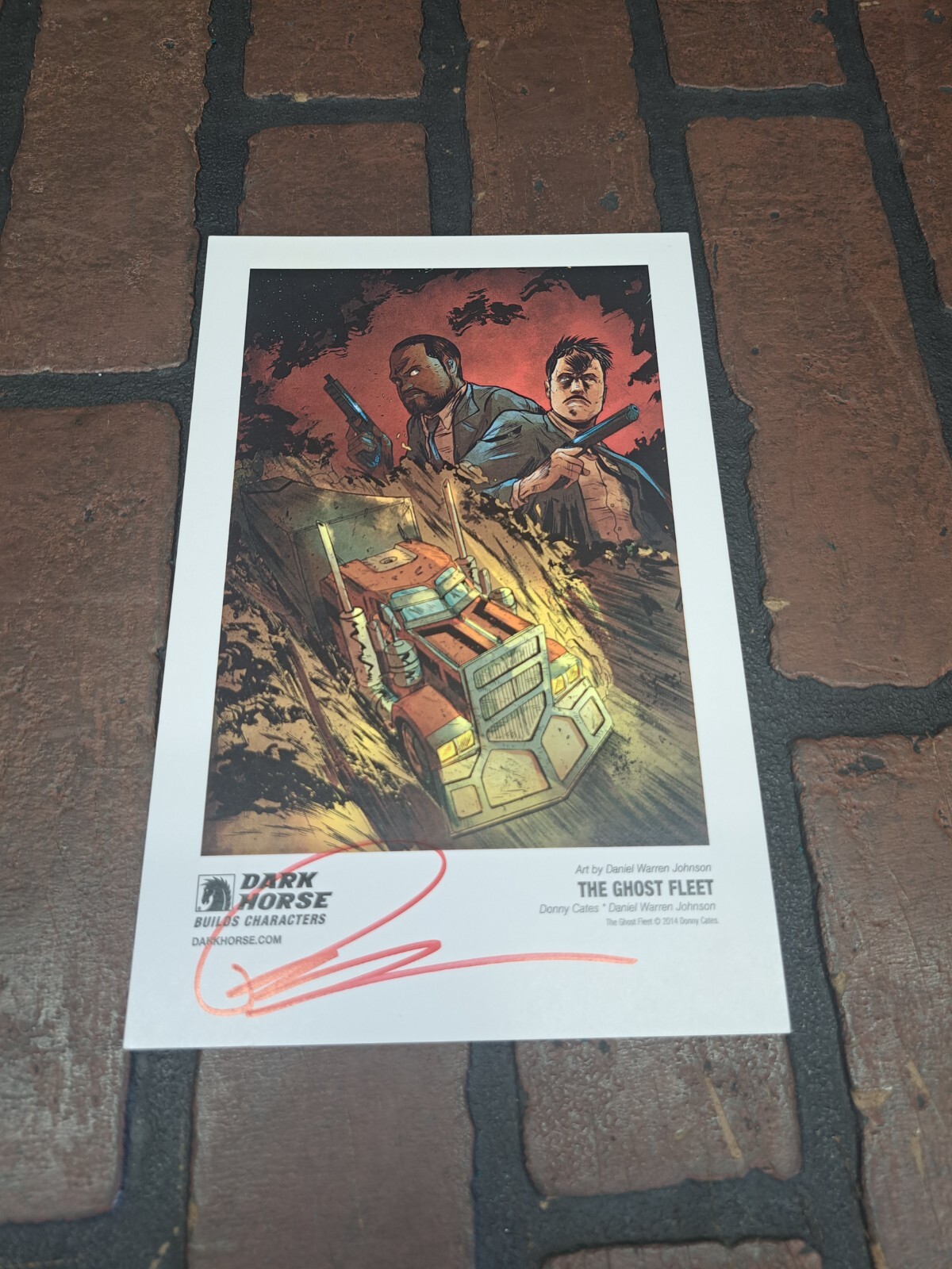 Ghost Fleet Dark Horse | Donny Cates 6×9 Autographed Print