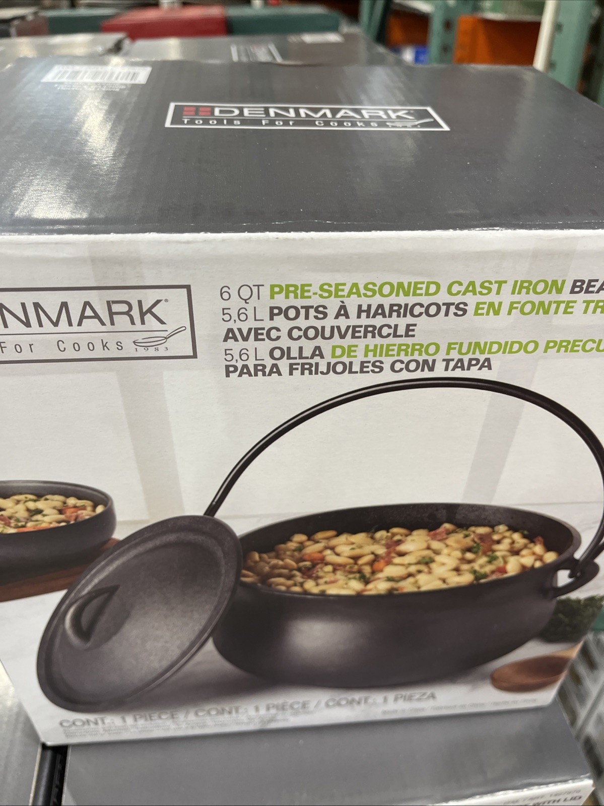 2026 Costco Denmark 6 Quart Cast Iron Cauldron Soup Pot Halloween TikTok VIRAL