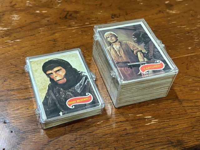 1967 Topps Planet of the Apes Trading Cards Lot, 107 Cards, Vintage Classic