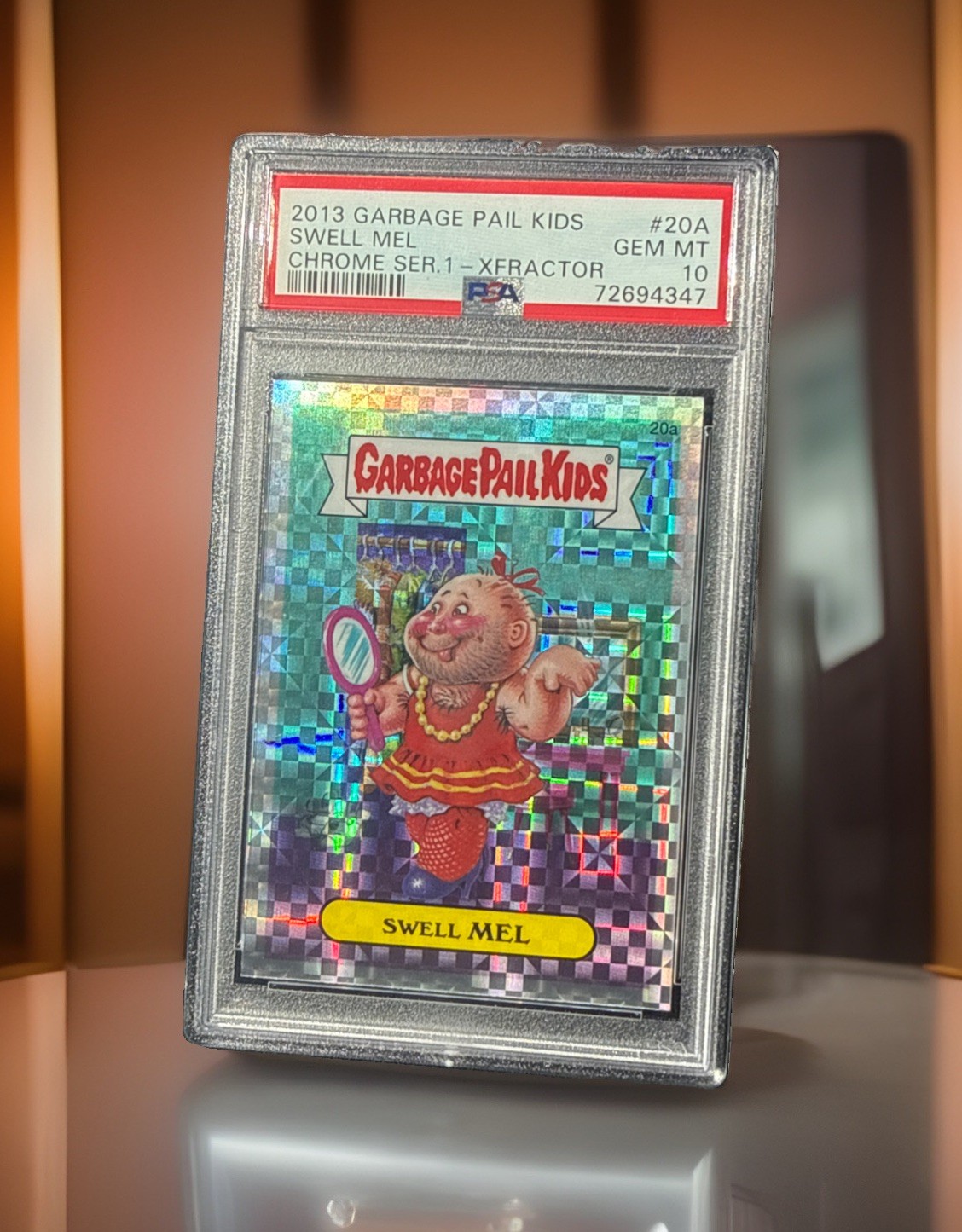 ✨2013 Garbage Pail Kids Chrome Xfractor Swell Mel Psa 10 Series 1 Rare Pop 1 💎