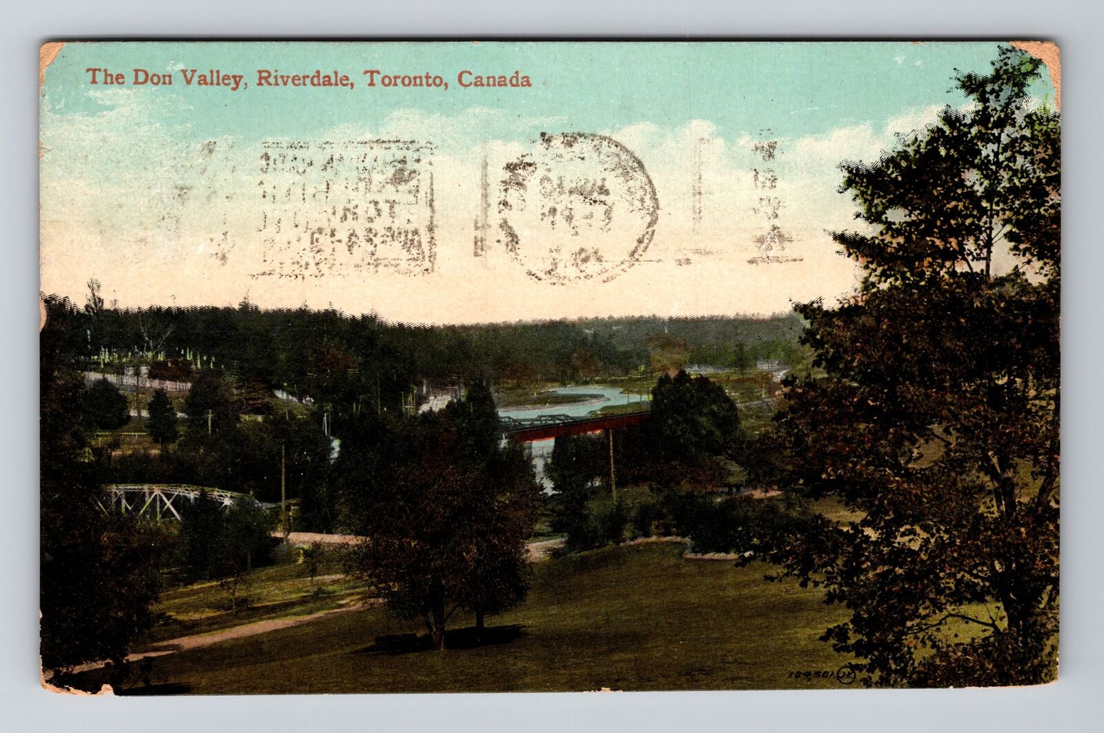 Toronto ON-Ontario, The Don Valley, Riverdale, c1912, Vintage Postcard