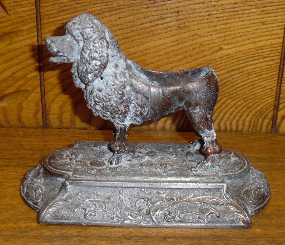 Vintage D.R.G.M. Musterschutz  Dog Table Lighter (Missing Parts)