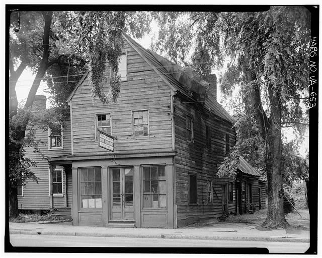 Photo:Petersburg VA 1900s Pig Alley 706 Grove Ave House Store