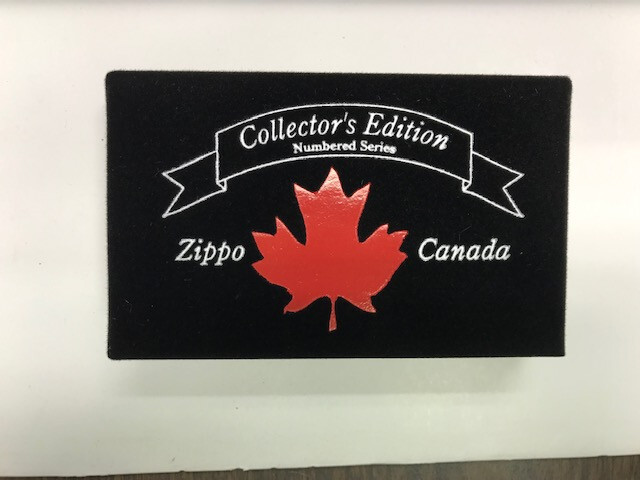 ZIPPO CANADA NIAGARA FALLS  FACTORY FINAL RUN LIGHTER COLLECTOR EDITION SILVER P