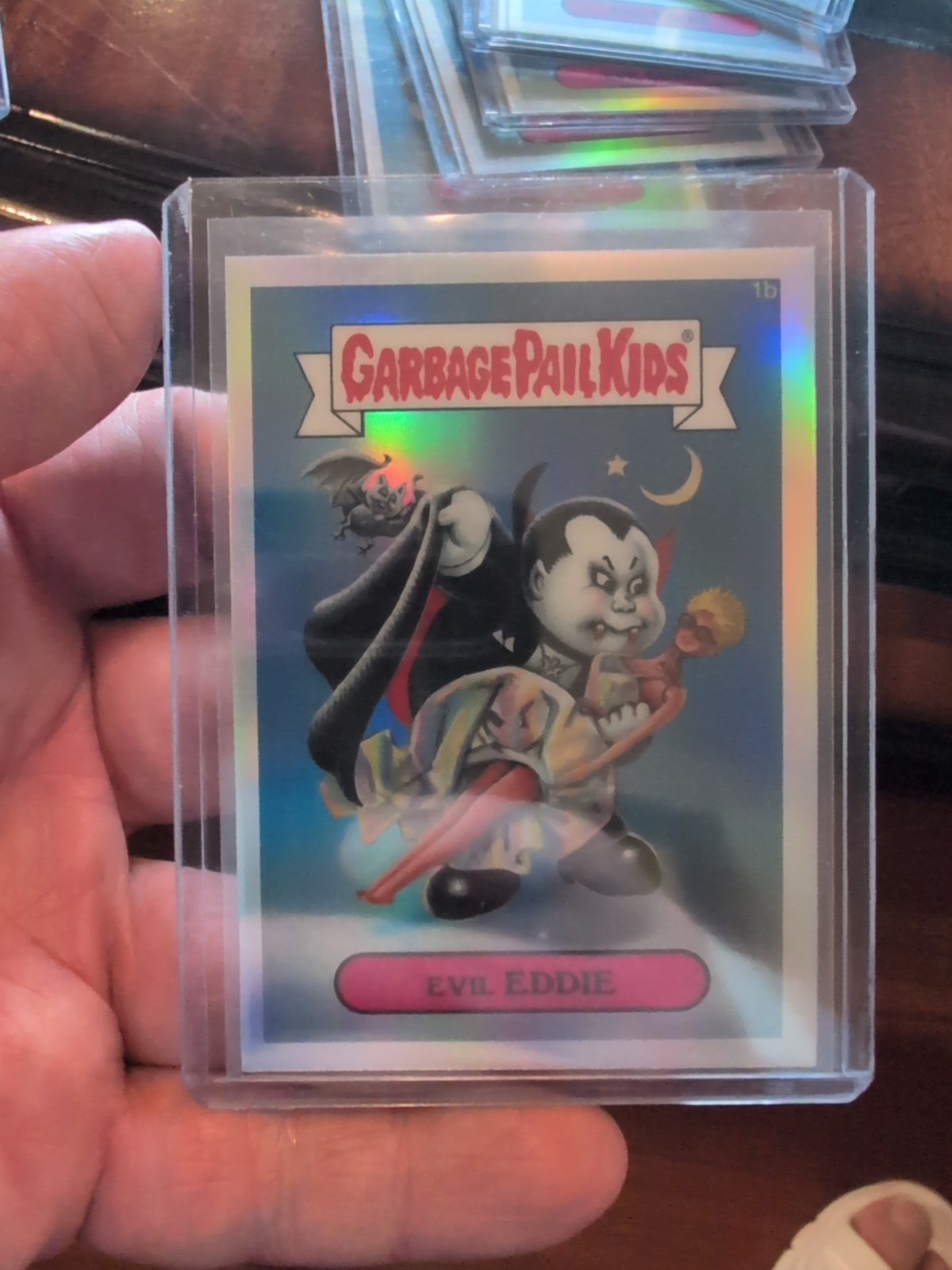 2013 Topps Garbage Pail Kids Chrome Refractor Evil Eddie #1b 0ba6 2013 Topps Garbage Pail Kids Chrome Refractor Evil Eddie #1b 0ba6