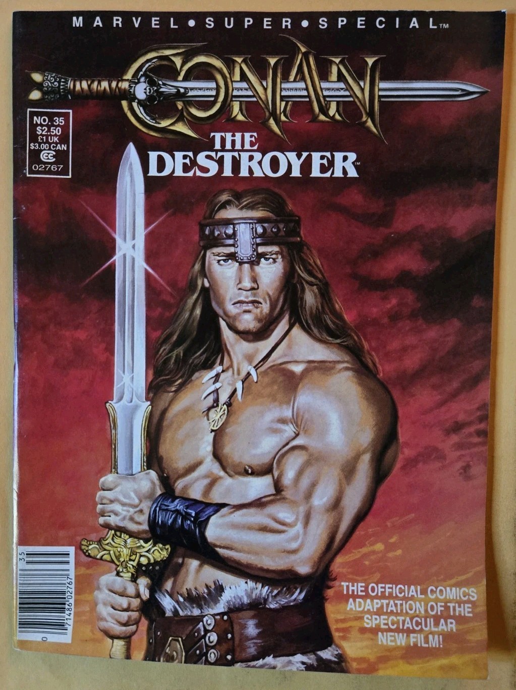 Marvel Super Special #35 Publisher Stan Lee Conan The Destroyer Marvel 12/84