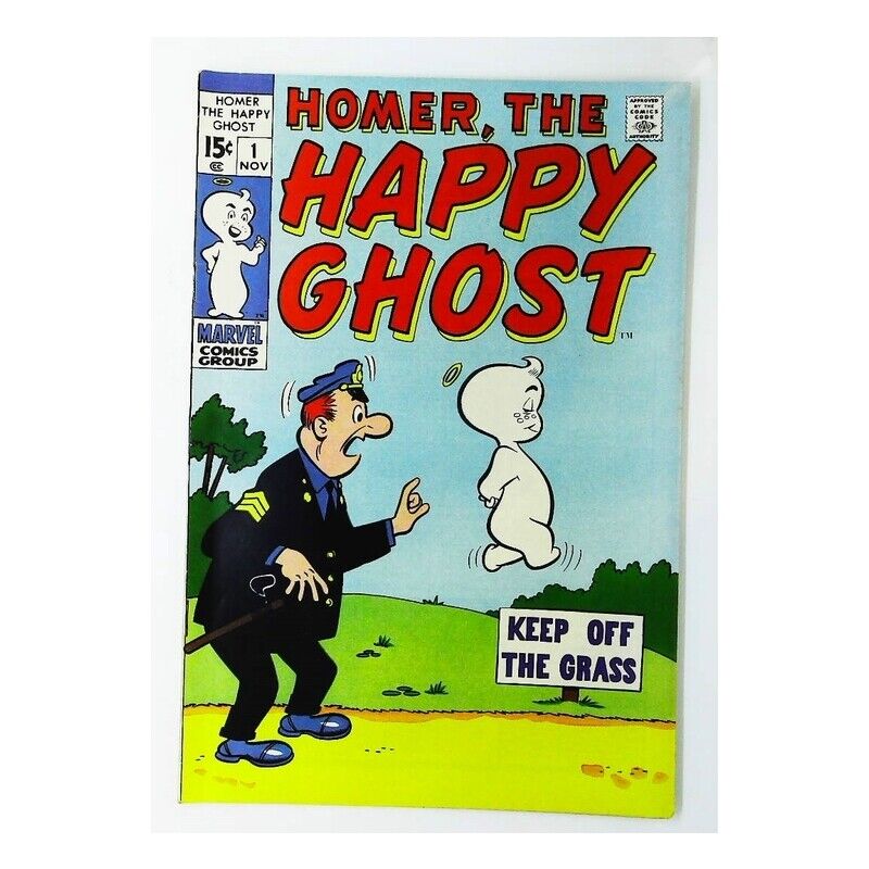 Homer The Happy Ghost #1 1969 series Marvel comics VF Full description below [j\