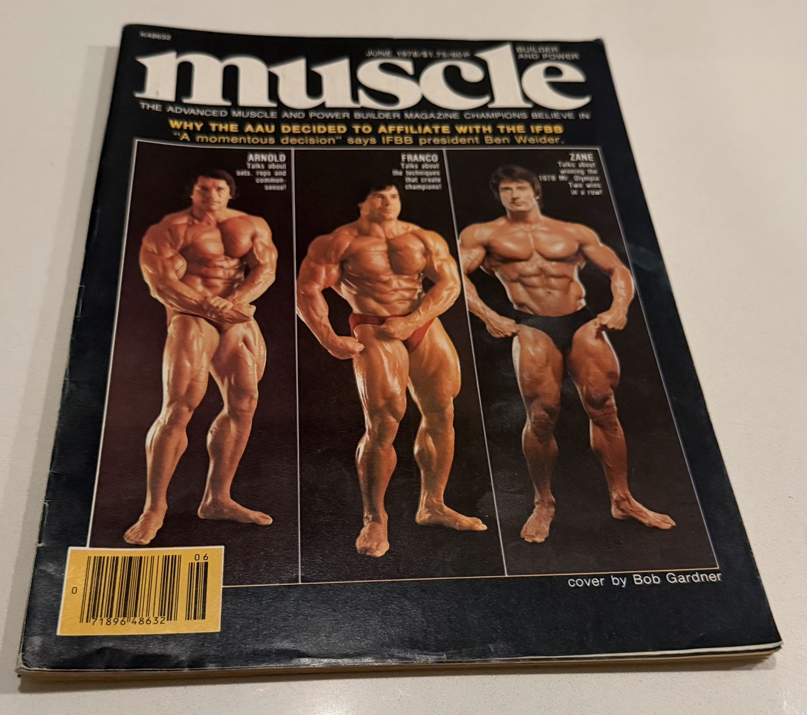 Vintage June 1978 Muscle Builder & Power Magazine With Arnold Schwarzenegger