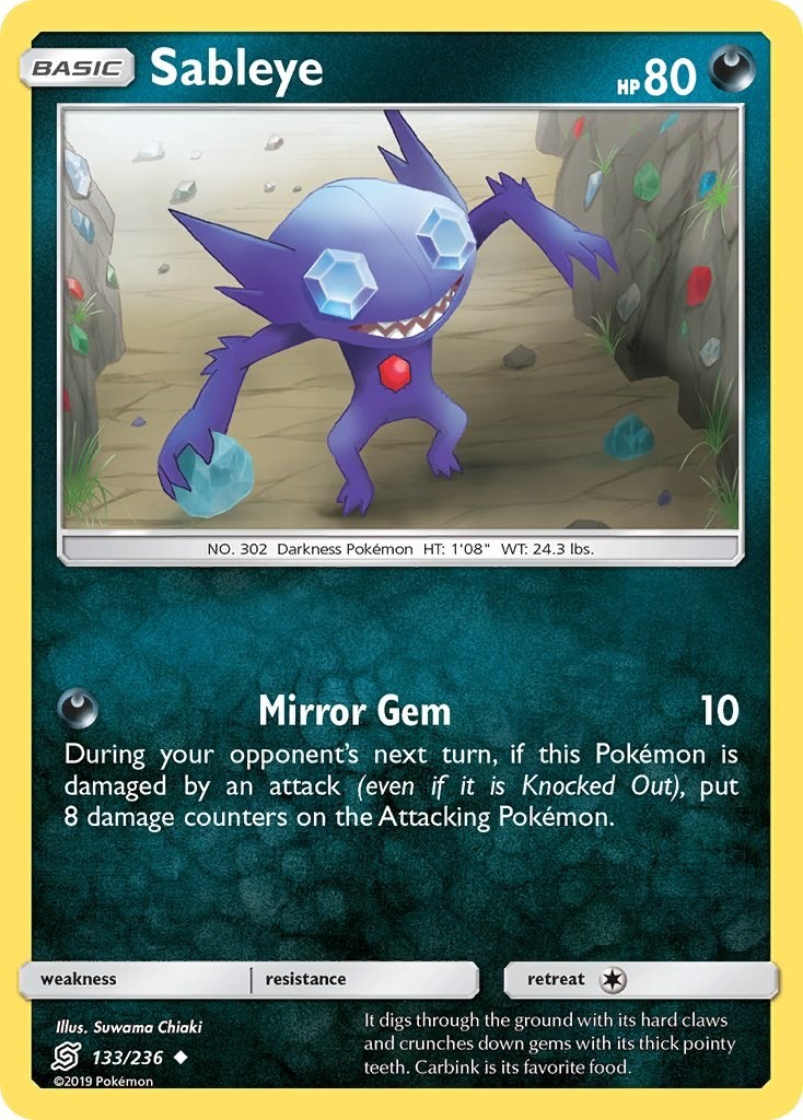 Sableye : SM11 - 133/236 Near Mint