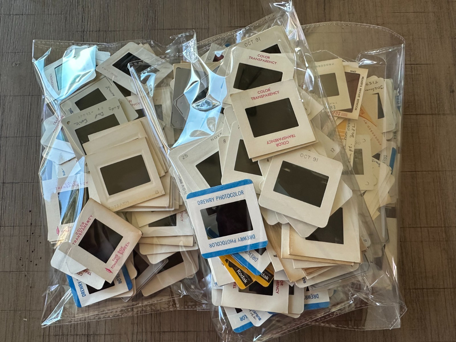 150 Vintage 35mm Photo Slides Kodak Kodachrome Junk Journal Collage Ephemera Lot