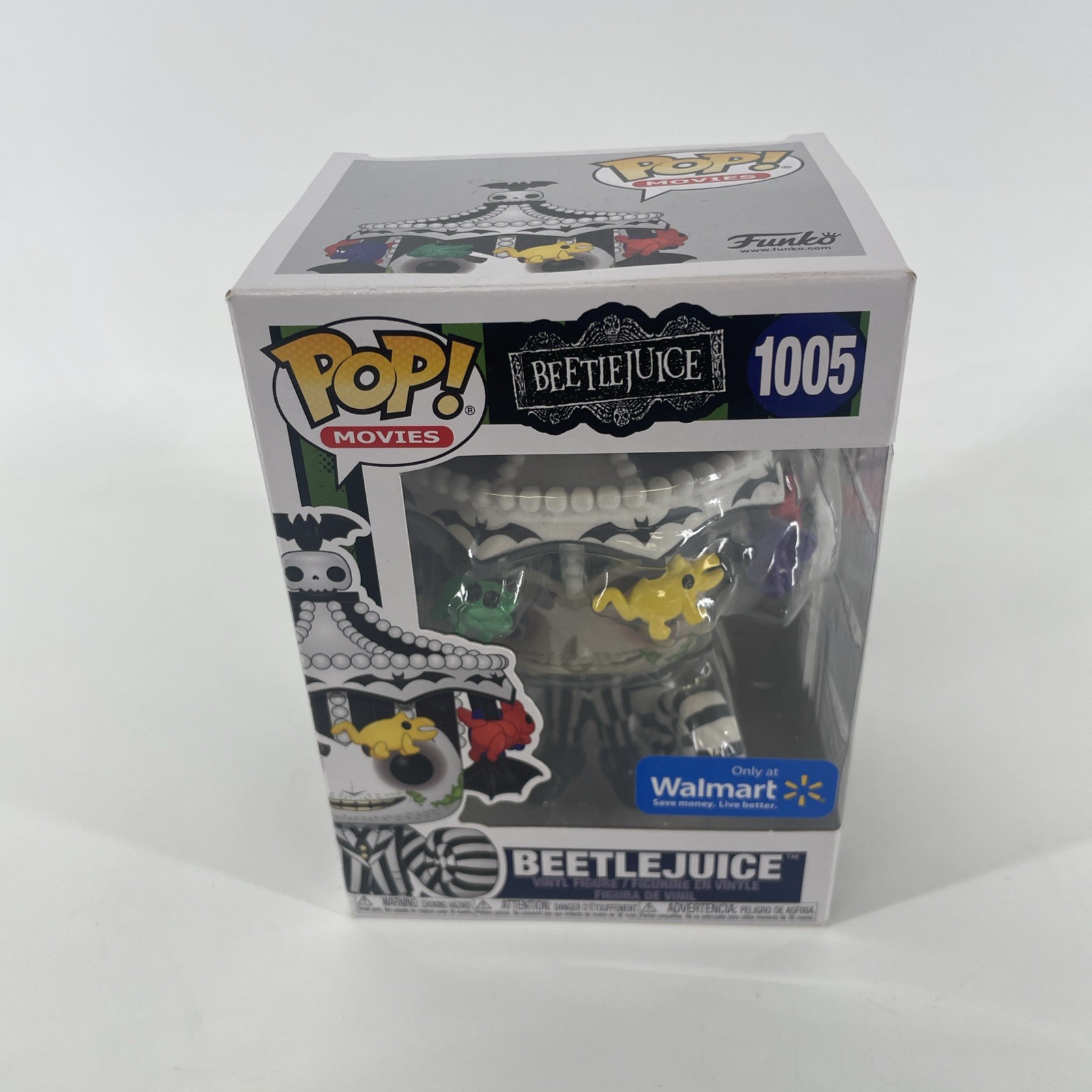Funko Pop Movies Beetlejuice Vinyl Figure #1005 Walmart Exclusive 2020