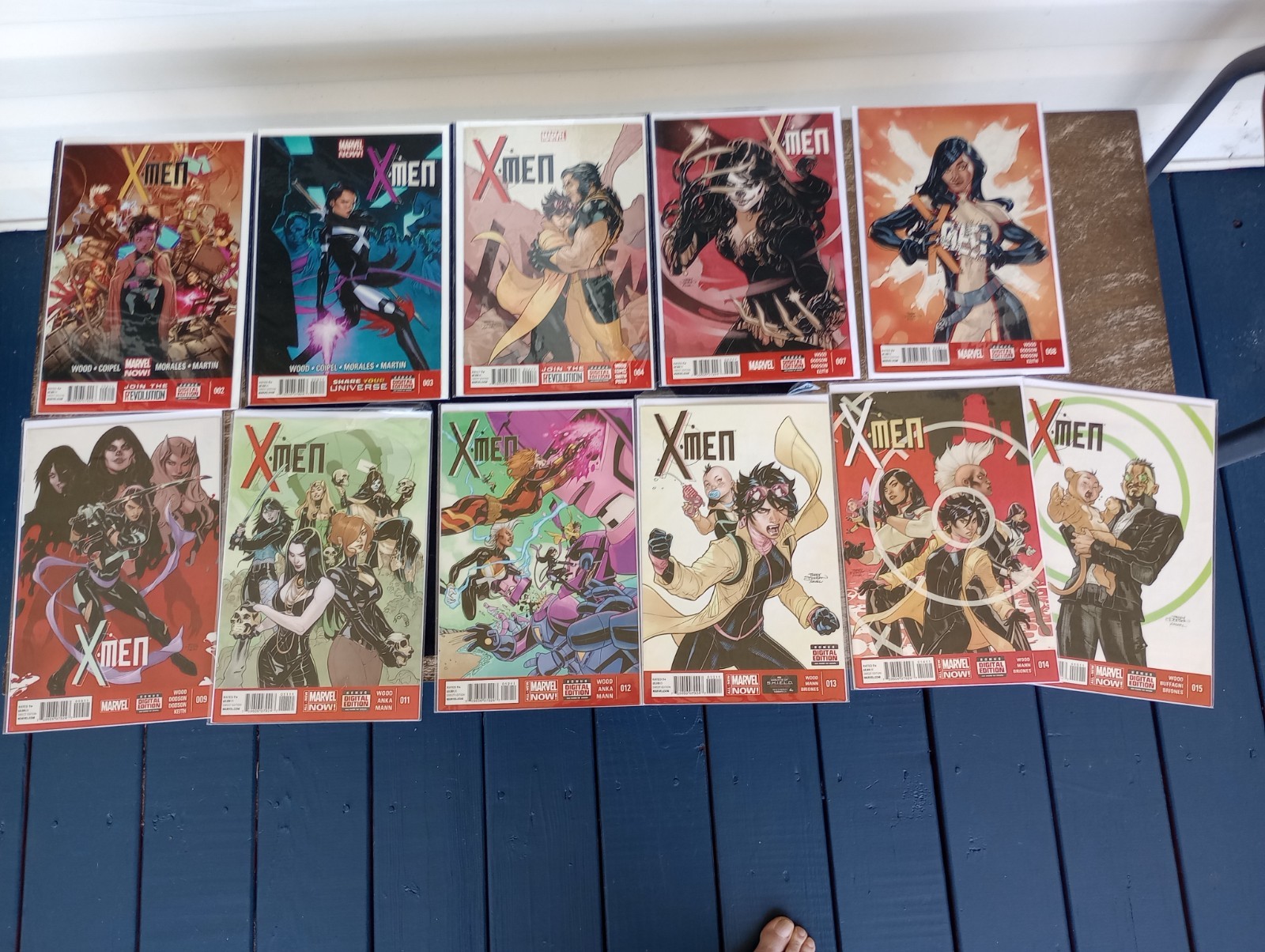 X-MEN join the revolution, 11 comics, 2,3,4,7,8,9,11,12,13,14,15, new X-MEN join the revolution, 11 comics, 2,3,4,7,8,9,11,12,13,14,15, new