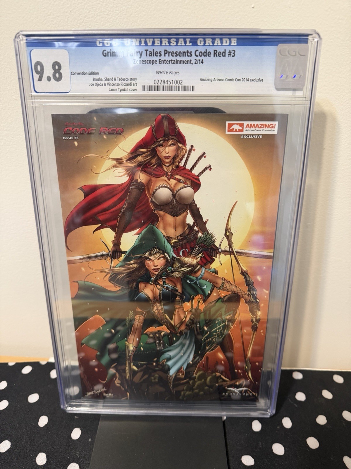 Grimm Fairy Tales Code Red #3 CGC 9.8 Convention Edition, 2014, LTD. 350