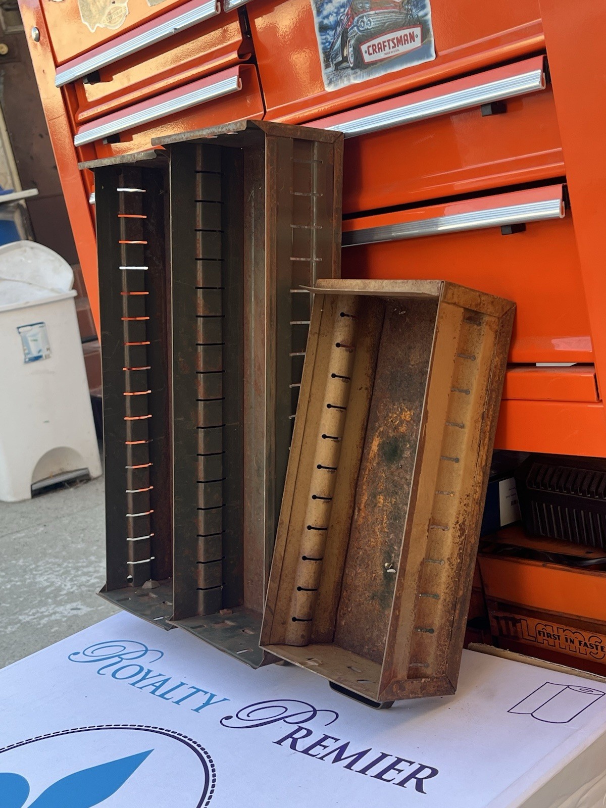 Vintage 3 Equipto Small Part Box Drawers