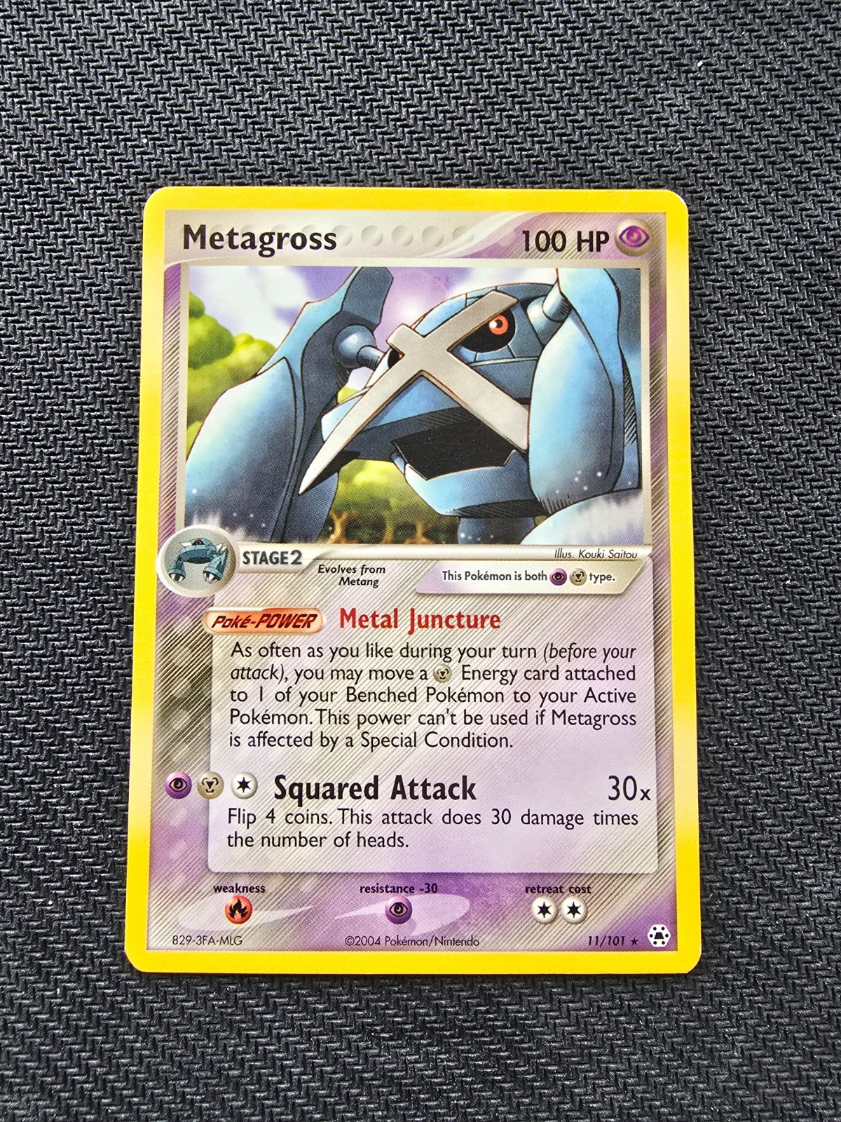 Metagross 11/101 Non Holo EX Hidden Legends NM/LP Condition