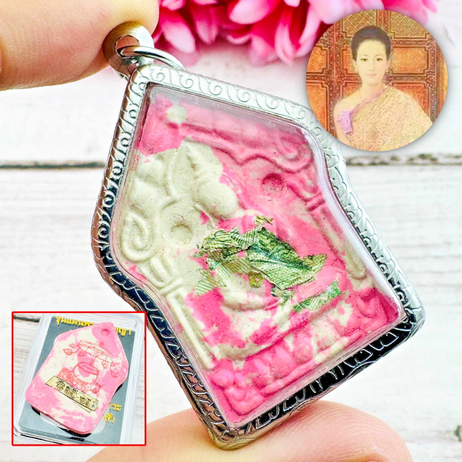 Khunpaen Praikanya Attraction Love Lust Control Mind Be2557 Thai Amulet #18737