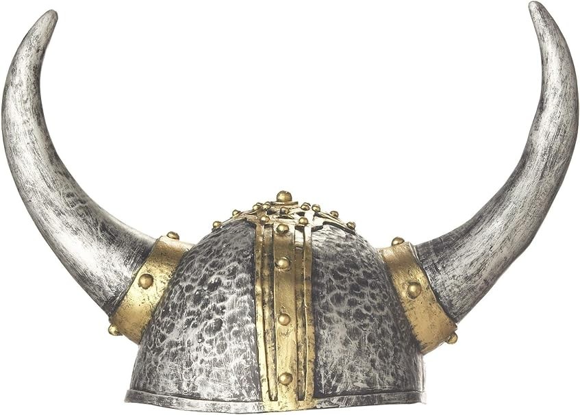 Viking Helmet with Horns for Adult, Medieval Viking Costume Viking Accessories P