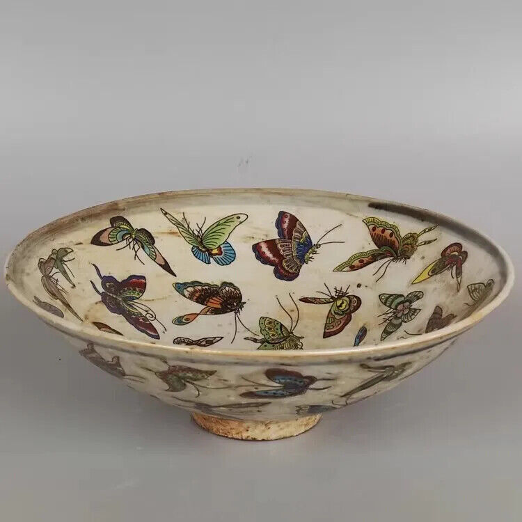 Handmade Imitate Antiquity Ceramic Bowl Boutique Collect Ornaments Retro
