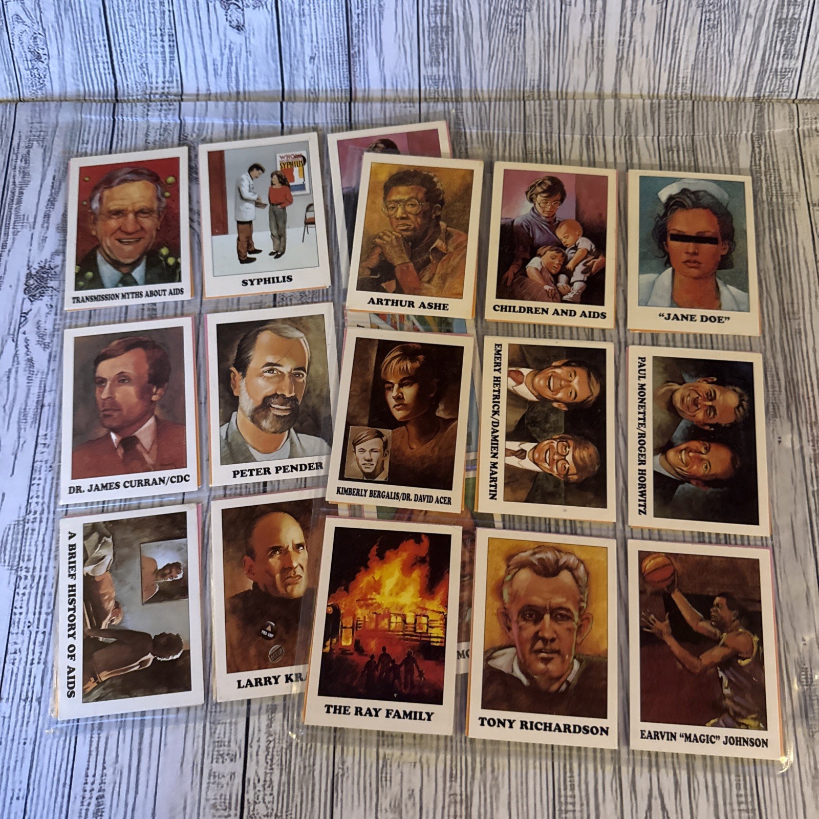 1993 Eclipse Enterprises AIDS Awareness Trading Card Lot (36Unique Cards) 1993 Eclipse Enterprises AIDS Awareness Trading Card Lot (36Unique Cards)