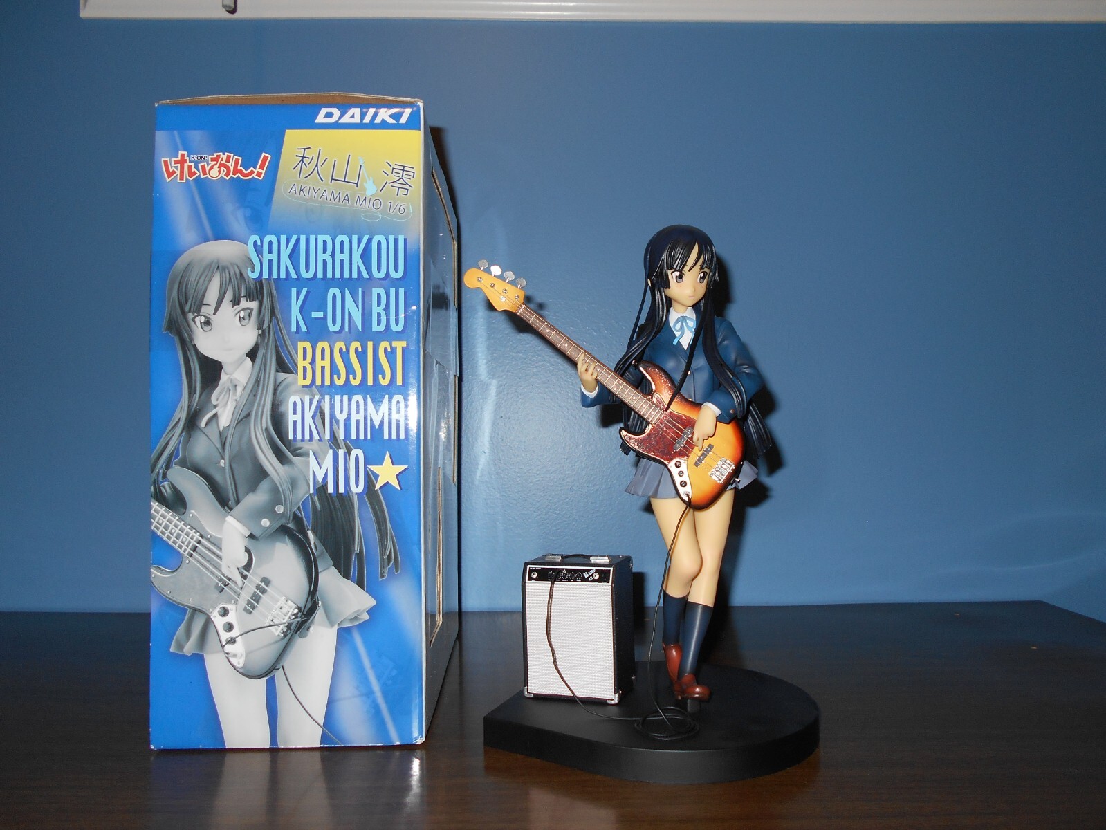 K-On Akiyama Mio Daiki Kougyo Ver. 1/6 Scale Pvc Figure