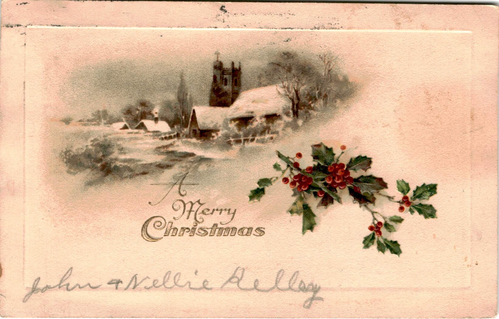 John & Nellie Kelley, Mr. & Mrs. Roy Goddare, Mason, Michigan Postcard