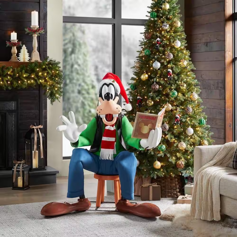 4 FT Animated Holiday Goofy