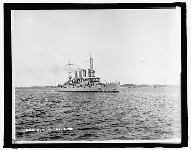 Photo:U.S.S. Montana, May 4, 1912