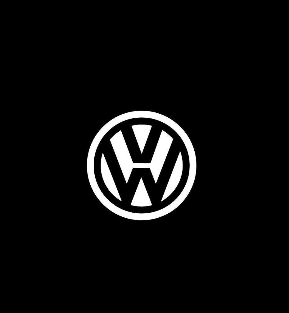 V.W. Custom Made Vinyl Decal Sticker Vinyl 1.5x1.5 Inch, Choose your color