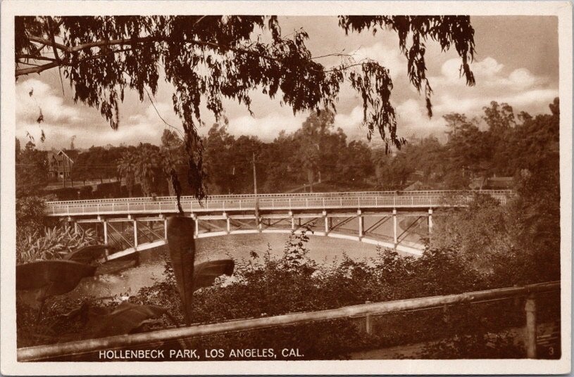 1920s LOS ANGELES California Real Photo RPPC Postcard \