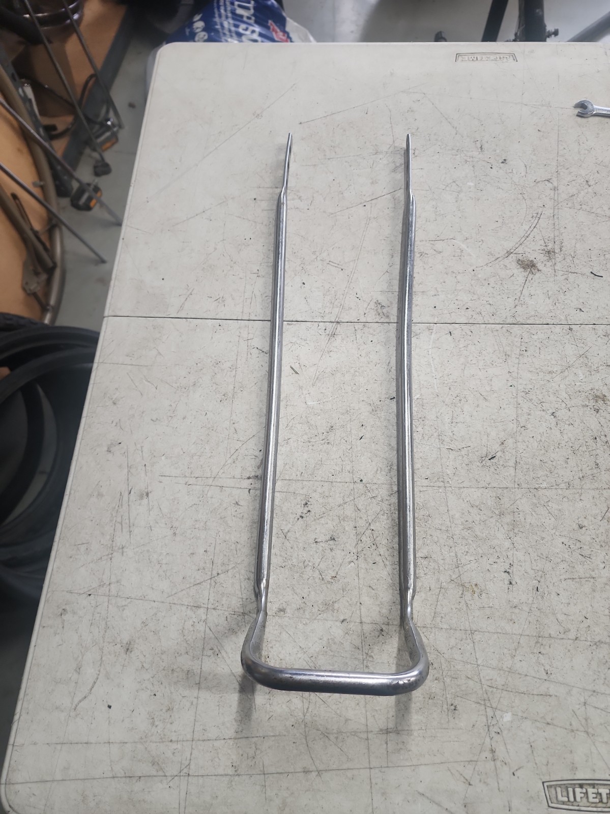 1963 1964 SCHWINN STINGRAY PERSONS USA  SQUARE BACK CHROME REAR SISSY BAR  L$$K